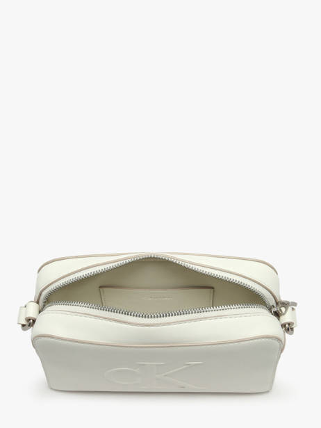 Cross Body Tas Sculpted Calvin klein jeans Wit sculpted 4K3036G ander zicht 2